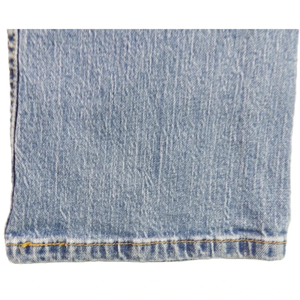 Levis 527 Slim Bootcut Jeans Men 30x30 Blue Denim Light Wash Red Tab Casual Work